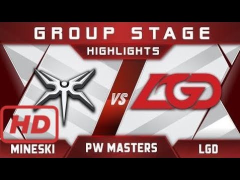 Mineski vs LGD Perfect World Masters 2017 Minor Highlights Dota 2