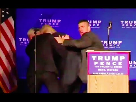 Trump Mob Beats Protester, Lies About Gun