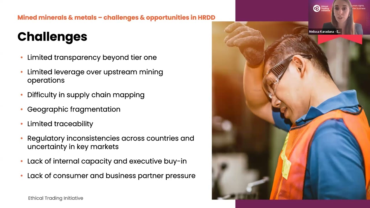 ETI Insights: Mined minerals & metals – Challenges & opportunities in HRDD