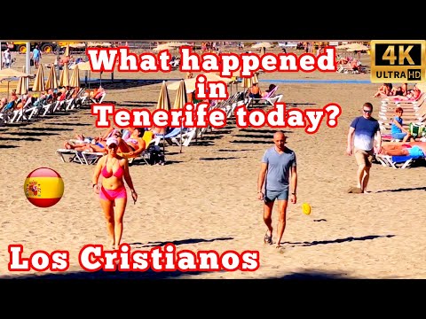Walk to Los Cristianos beach.  Travel vlog