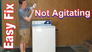 GE Hotpoint or RCA Washer Spinning but Not Agitating Step by Step Easy Repair