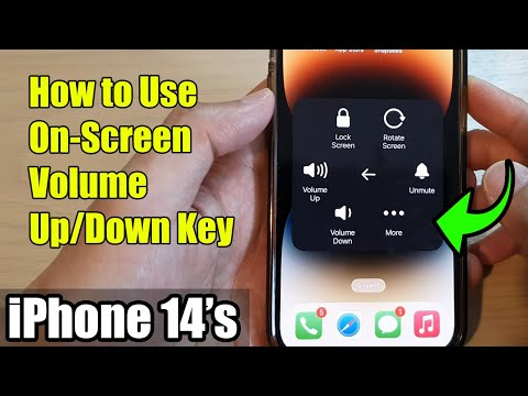 iPhone 14's/14 Pro Max: How to Use On Screen Volume Up/Down Key