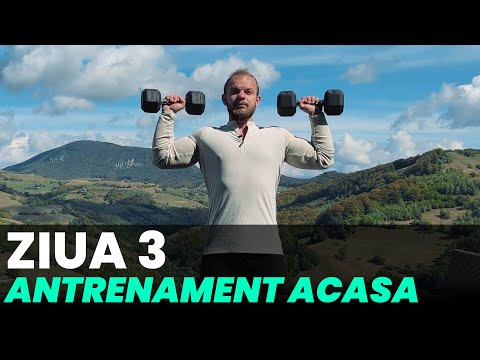 Antrenament Acasa cu 2 Gantere | Umeri si Abdomen | Ziua 3