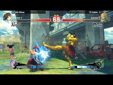 USF4 @ NLBC #130 - OG Shine (Yang) vs TS Sabin (Dhalsim) [720p/60fps]