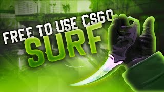 FREE TO USE CSGO SURFING GAMEPLAY – 720hp / 60fps