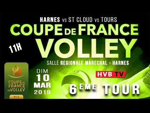 Harnes VB vs Tours VB (CDF Volley M13 - 6ème Tour)