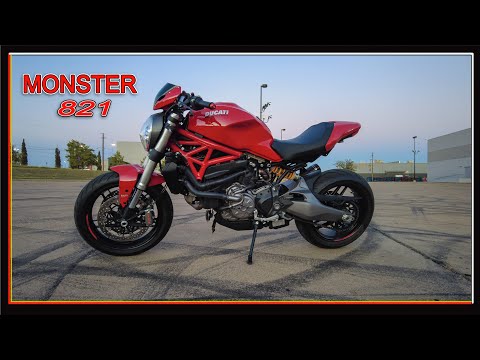 Love my 2020 Ducati Monster 821 motorcycle