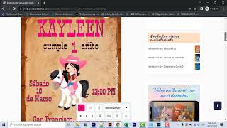 Cómo hacer una invitación digital de Vaquera, fácil y gratis