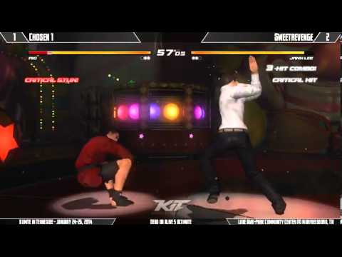 KIT14 - DOA5U - FT5 - Chosen 1 vs Sweetrevenge