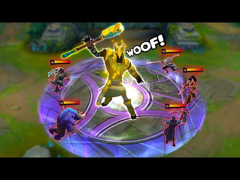 Nasus...but his +1400 AP E instantly NUKES everyone’s HP entire bar 😂😂