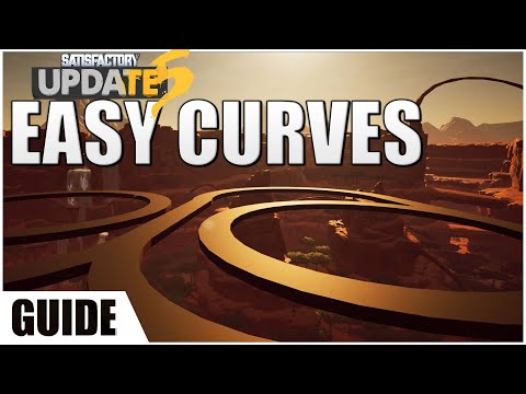 Easiest and Quickest Method for PERFECT Curves | Satisfactory Update 5