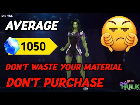 She Hulk Uniform | She Hulk T3 | Don't purchase She Hulk | She Hulk Is Average | MFF HINDI INDIA