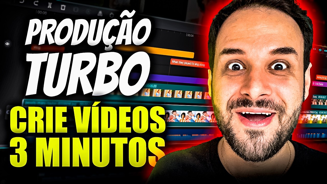 VOCÊ VAI CONSEGUIR EDITAR E CRIAR VÍDEOS RÁPIDOS! Aprenda e EDITE EM 3 Minutos!