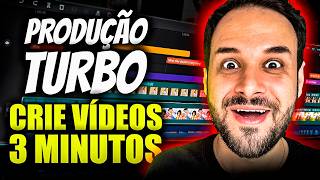 VOCÊ VAI CONSEGUIR EDITAR E CRIAR VÍDEOS RÁPIDOS! Aprenda e EDITE EM 3 Minutos!