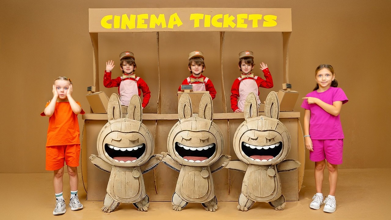 Cardboard Cinema Adventure & Mystery Doors | Best Stories by Vania Mania Kids
