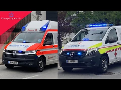 REF ÖRK Innsbruck (RD 12-109) + RTW JUH Innsbruck (RD 14-492)