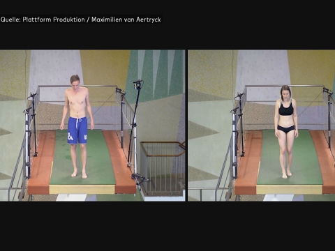 10-meter tower! To jump or not? Film experiment shows nerve-wracking spectacle