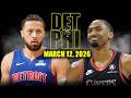 Detroit Pistons Vs Philadelphia 76ers Full Game Highlights March 12 2026 NBA Season