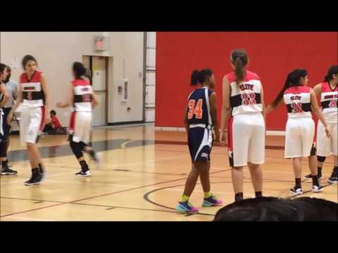 Aliyah Carswell #34 Cy-Fair Heat championship game vs swag elite