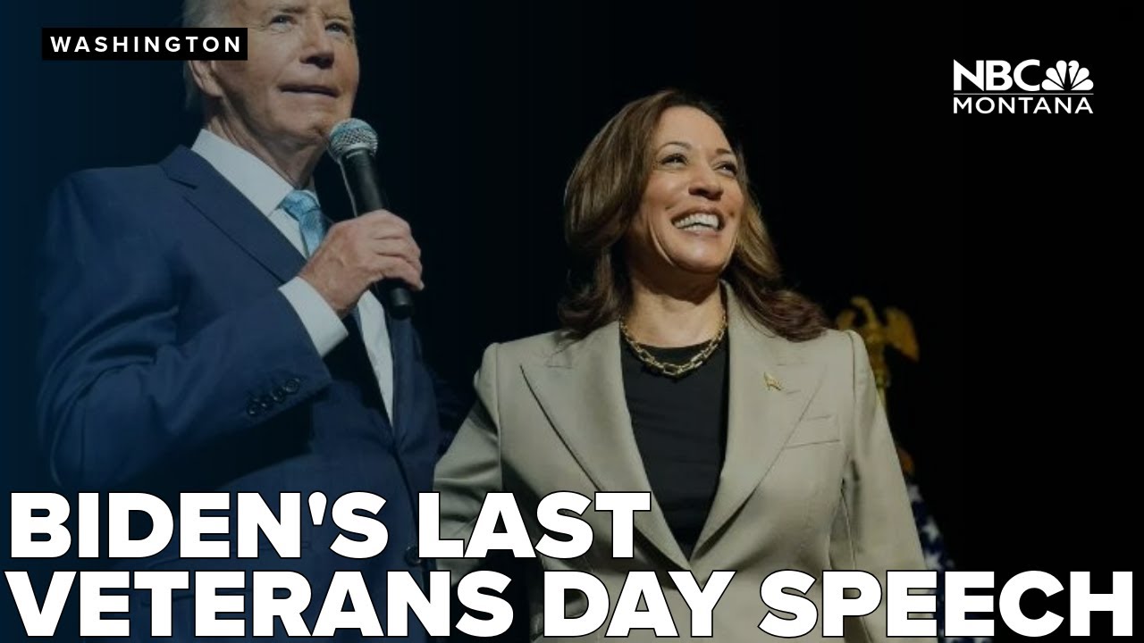 Biden touts expanded veteran benefits in Veterans Day speech alongside Kamala Harris