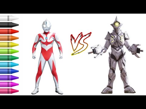 Ultraman Neos vs Zamu Seijin Coloring Pages