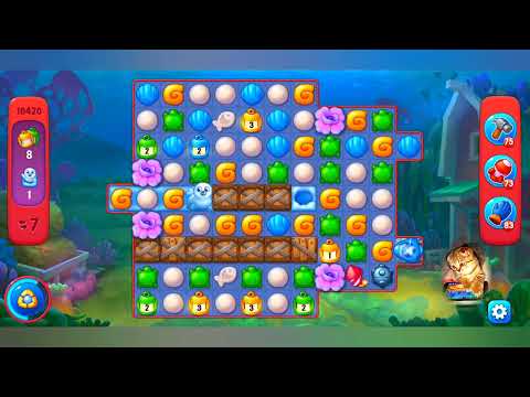 Fishdom, 10420 level,no Booster - 10420 уровень, прохождение без бустеров.