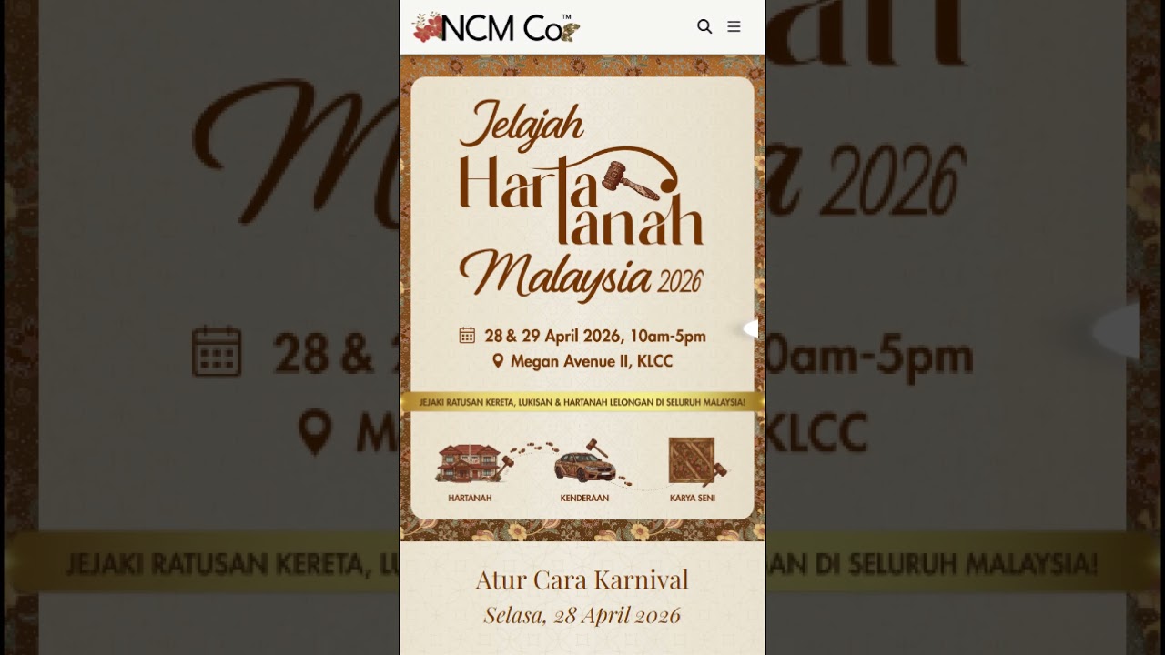 Adakah anda sudah bersedia? Jelajah Harta Tanah Malaysia 2026