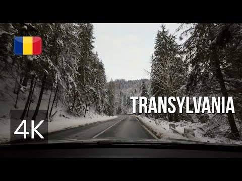 Transylvania Driving Tour 4K 🇷🇴 Romania Winter Road Trip | ASMR