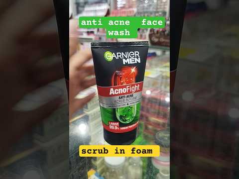 Garnier men Acno fight anti-acne face wash 🥰#youtubeshorts #skincare