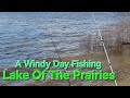 Video Thumbnail for A Windy Day Fishing Lake Of The Prairies.