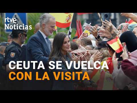 Visita real a Ceuta | Los Reyes, recibidos entre aplausos y muestras de cariño | RTVE Noticias