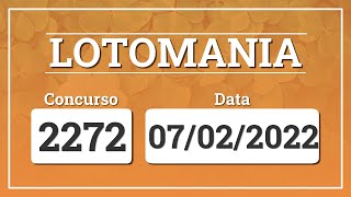 Capa de LOTOMANIA 2272