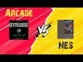 Comparison Series GYRUSS Arcade V NES