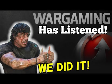 WE DID IT! - Wargaming Listened!