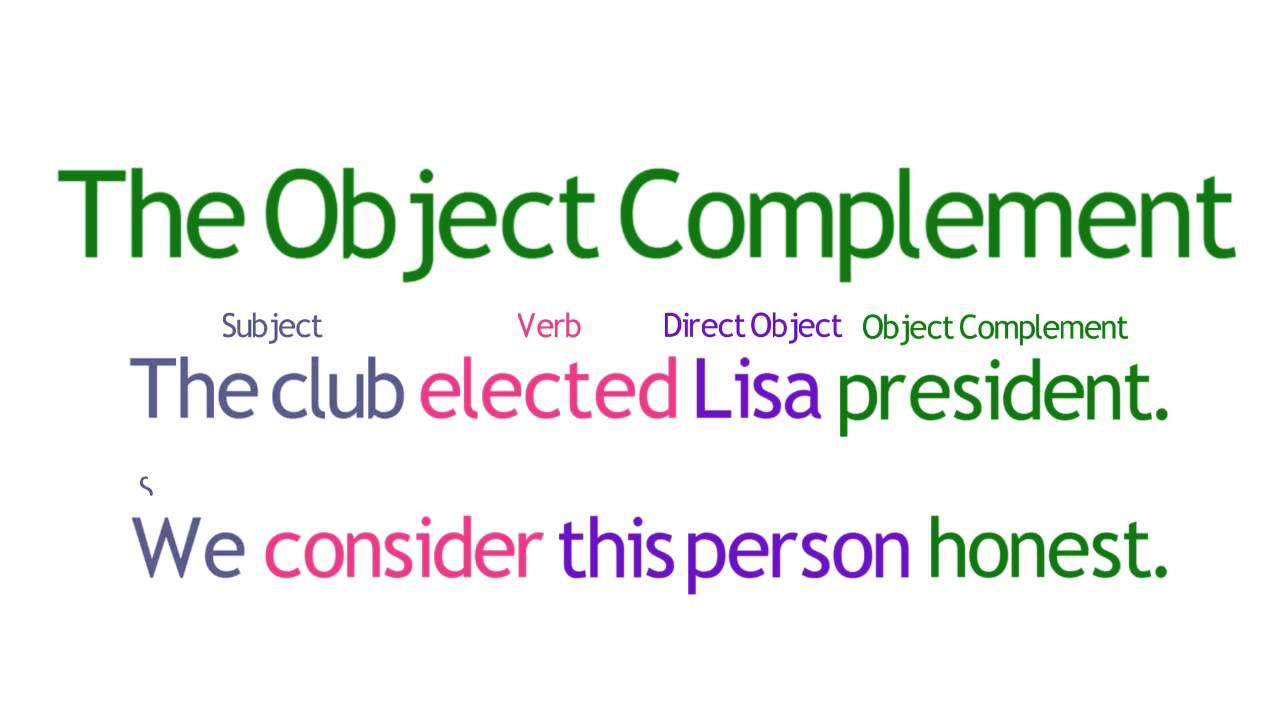 Lesson 09   The Object Complement - SimpleStep Learning