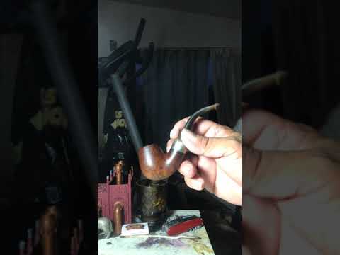 K&P Peterson bent stem tobacco pipe from my Dad’s collection 😊