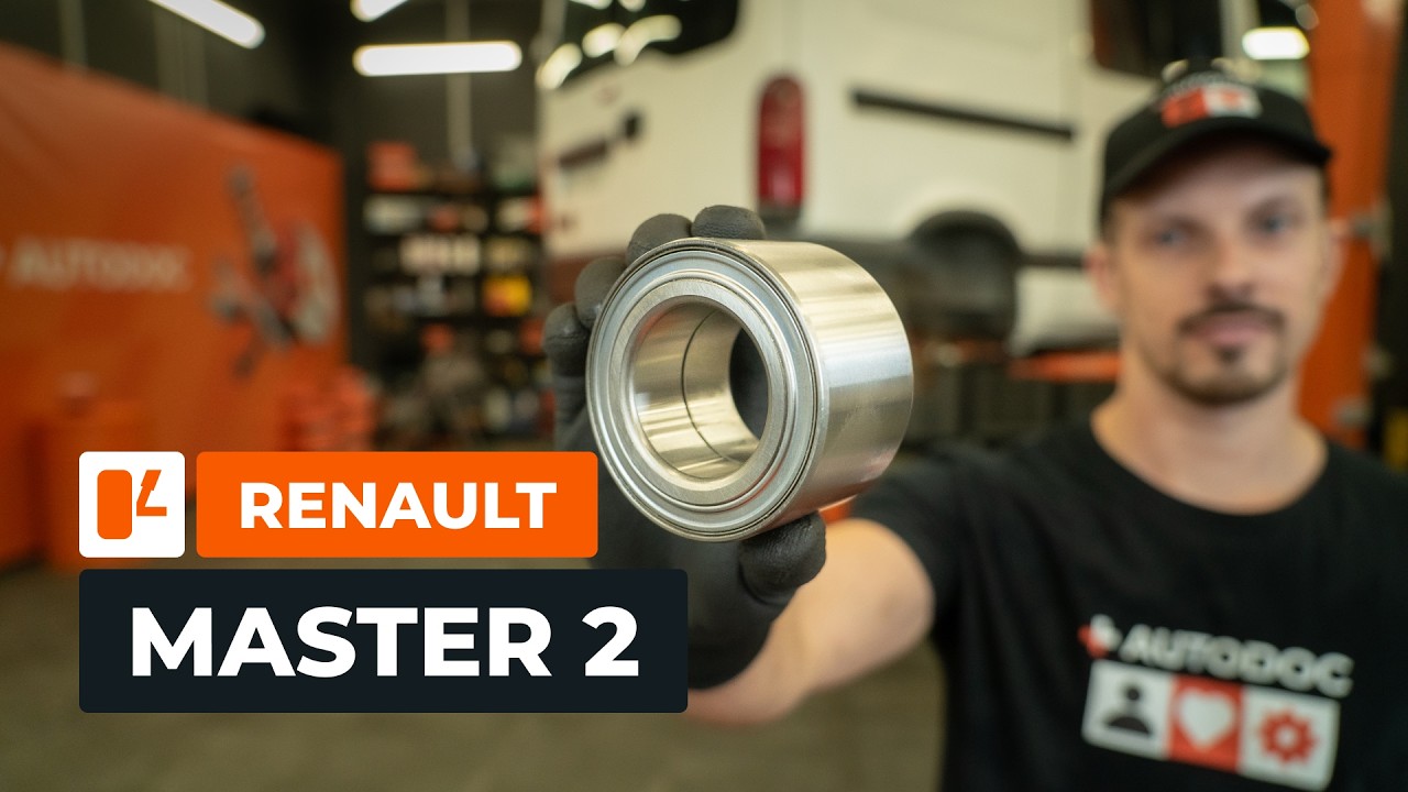 Comment changer : roulement de roue arrière sur Renault Master 2 van - Guide de remplacement