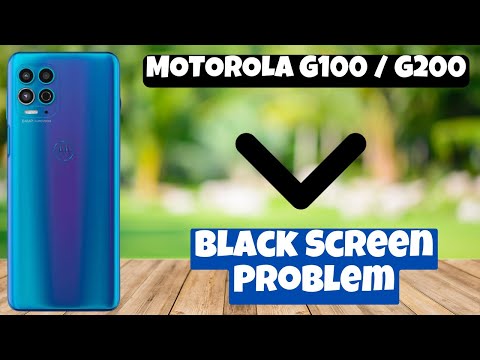 Black Screen Problem  || Black screen not working issue MOTOROLA G100 / G200