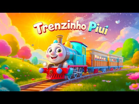 Trenzinho Piuí 🚂 ✨ | Música Infantil para Crianças