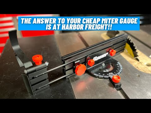 Do You Have To Spend $100++ To Get A Good Miter Gauge??  ||  Bauer $45 Solution