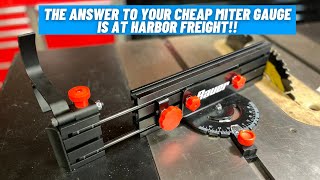 Do You Have To Spend $100++ To Get A Good Miter Gauge?? || Bauer $45 Solution