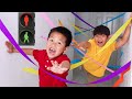 Eric And Kaden Save The Day In Superhero Maze Adventure