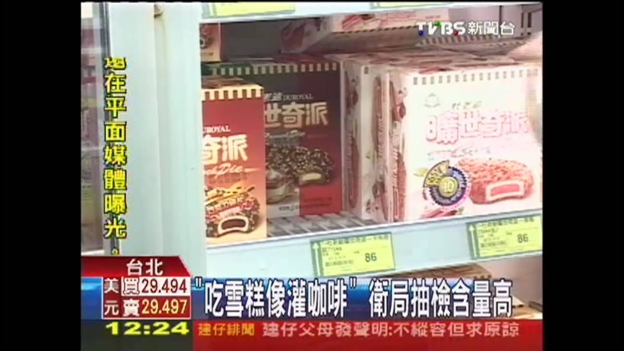 「吃雪糕像灌咖啡」 衛局抽檢含量高
