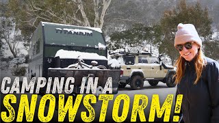 ❄️ BLIZZARD CONDITIONS Forces A LAST-MINUTE Camp Change!