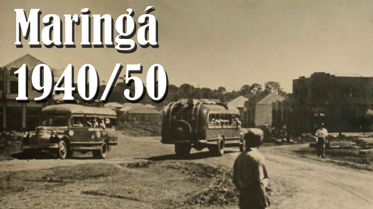 Imagens de Maringá nas décadas de 1940 e 1950