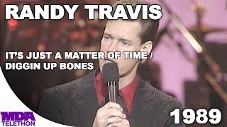 Randy Travis - &quot;It&#39;s Just A Matter Of Time&quot; &amp; &quot;Diggin Up Bones&quot; (1989) - MDA Telethon