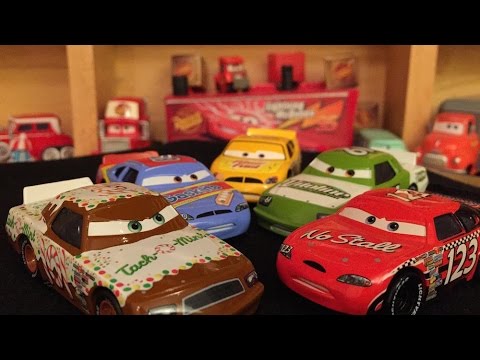 Mattel Disney Cars Collection - Piston Cup Racers Video