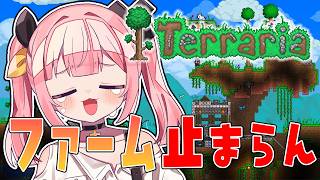 【Terraria】A型が〇ぬ。完全初見でファームが止まらないテラリアやるンゴ～！_(っ’o’c)_ #2【#柚鳥ペケ/Vtuber】 #ペケライブ