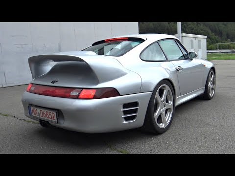 Ultra-Rare 1997 RUF CTR2 Goes Drag Racing on an Airstrip! - 3.6 Air-Cooled Twin Turbo Engine Sound!