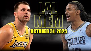 Download lagu Los Angeles Lakers vs Memphis Grizzlies Full Game Highlights - October 31, 2025 | NBA Season mp3 Download lagu Los Angeles Lakers vs Memphis Grizzlies Full Game Highlights - October 31, 2025 | NBA Season mp3